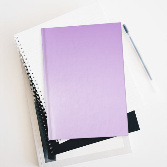 Soft Lavender Fade 5" x 7" Journal - 128 Ruled Line pages