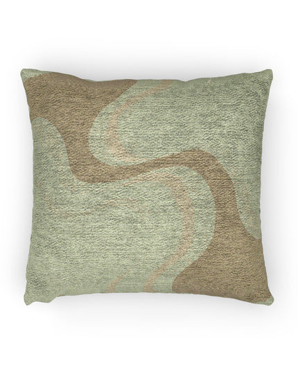 Lemon Wavey Woven Pillow, 17" x 18"