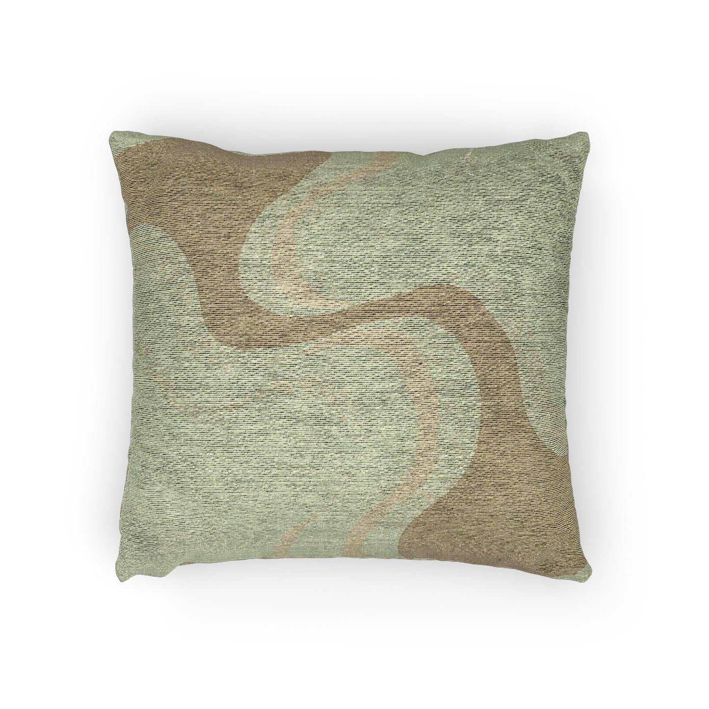 Lemon Wavey Woven Pillow, 17" x 18"