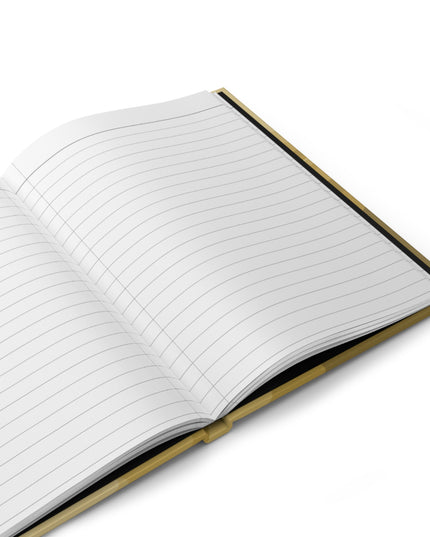 Brown Wavey 5.75" x 8" Hardcover Journal Matte with 150 lined pages