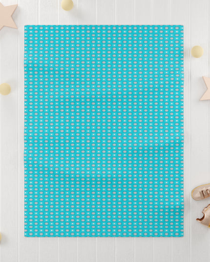 Tif Green Star-crossed Bodies Soft Fleece Baby Blanket, 30" x 40"