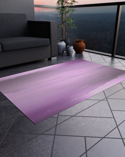Dark Pink Sea Amethyst Fog 48" x 72" Outdoor Rug