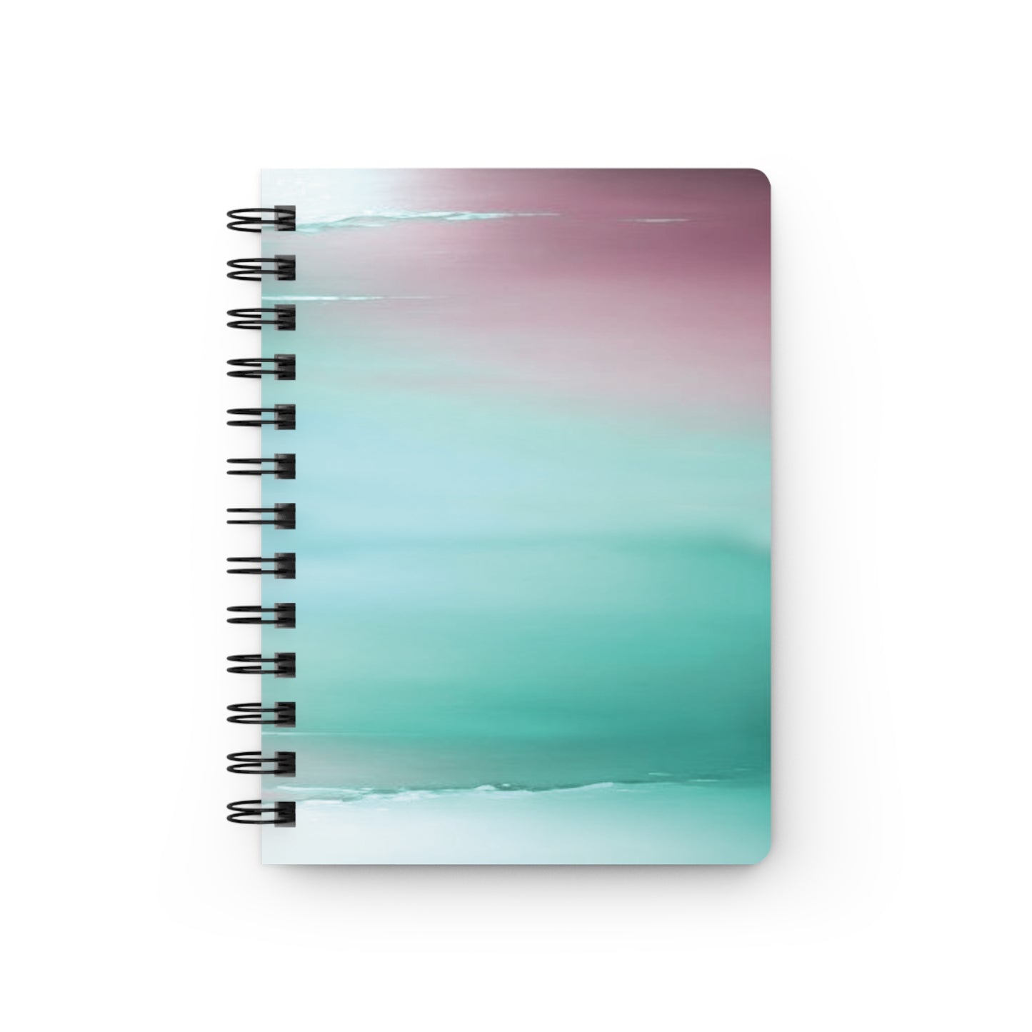 Green Sea Lavender Fog Spiral Bound Journal, 5" x 7" 150 pages