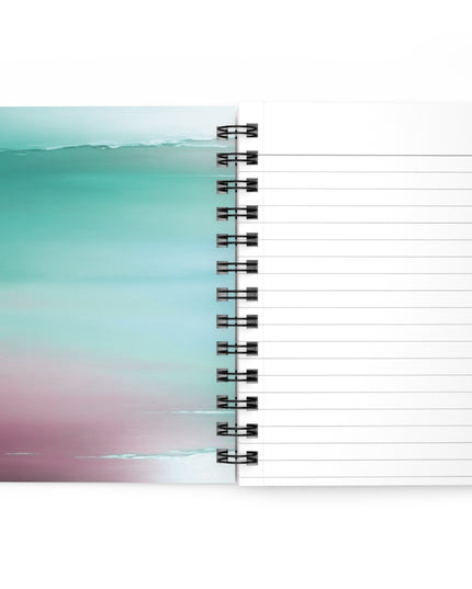 Green Sea Lavender Fog Spiral Bound Journal, 5" x 7" 150 pages