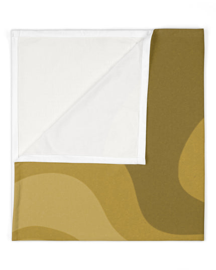 Brown Wavey Baby Swaddle 30″×40″ Blanket