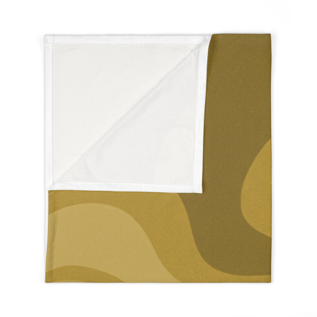 Brown Wavey Baby Swaddle 30″×40″ Blanket