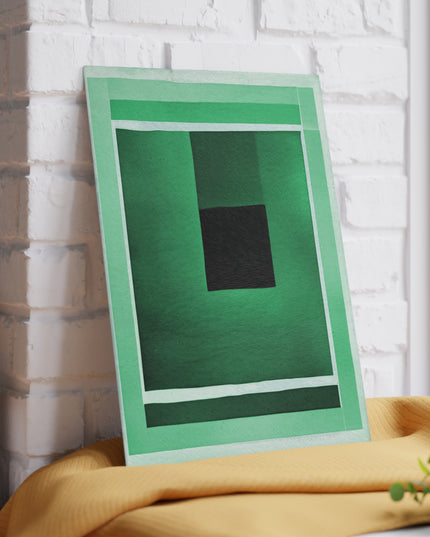 Mint Shadow 8" x 11" Glass Cutting Board