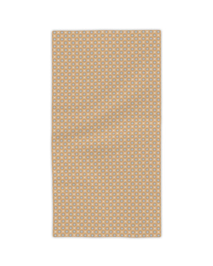 Tan Sunset Star-crossed Bodies Beach Towel, 24" x 44"