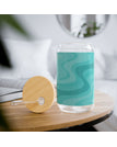 With lid and straw / 16oz