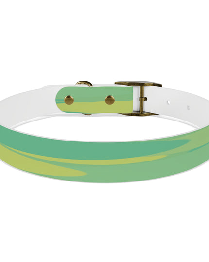 Pastel Green Patches Large Dog Collar