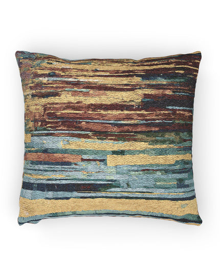 Striped Alpha Woven Pillow, 17" x 18"