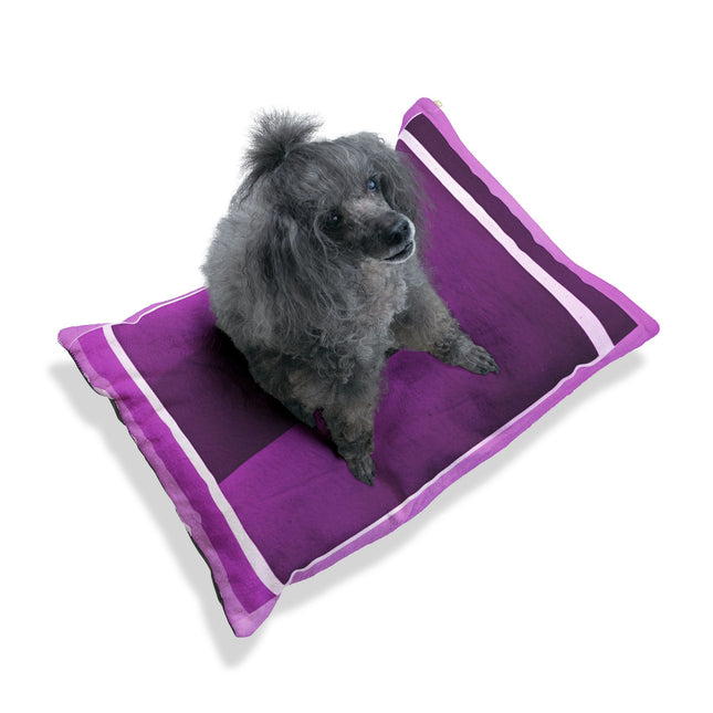 Magenta Shadow 28" × 18" Pet Bed