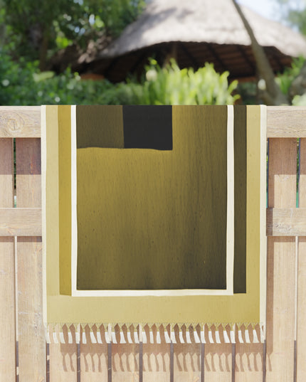 Tan Shadow 38" × 81" Boho Beach Cloth
