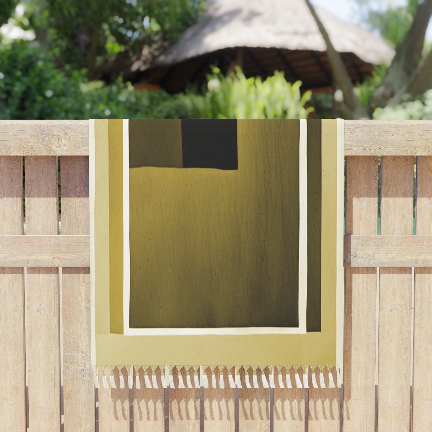 Tan Shadow 38" × 81" Boho Beach Cloth