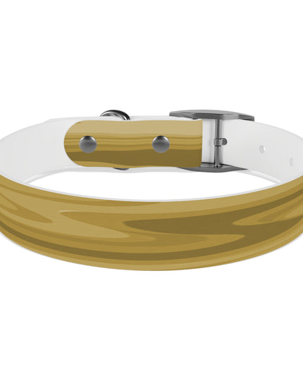 Brown Wavey Medium Dog Collar