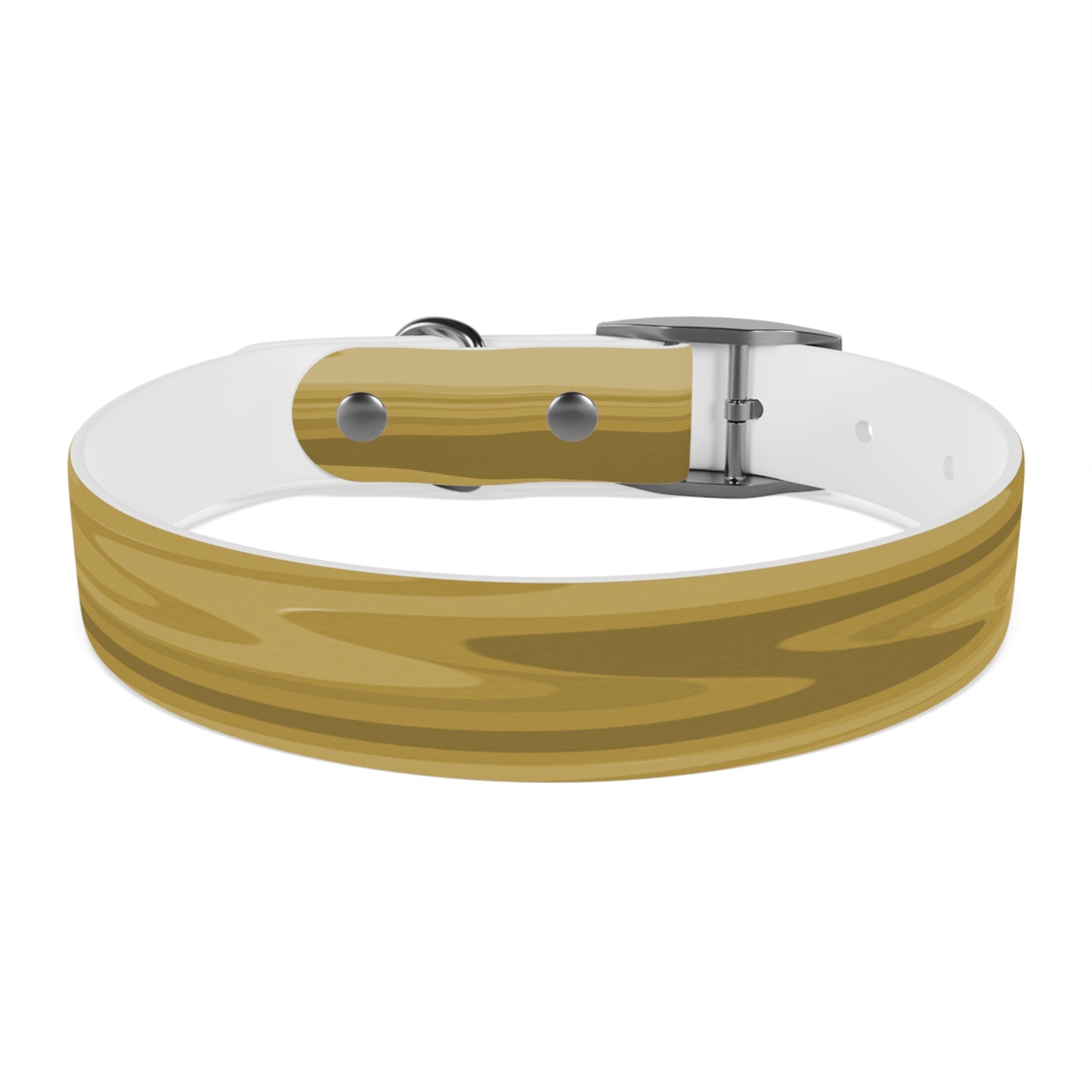 Brown Wavey Medium Dog Collar