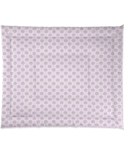Pink Mornings Star-crossed Bodies Comforter, 104" × 88"