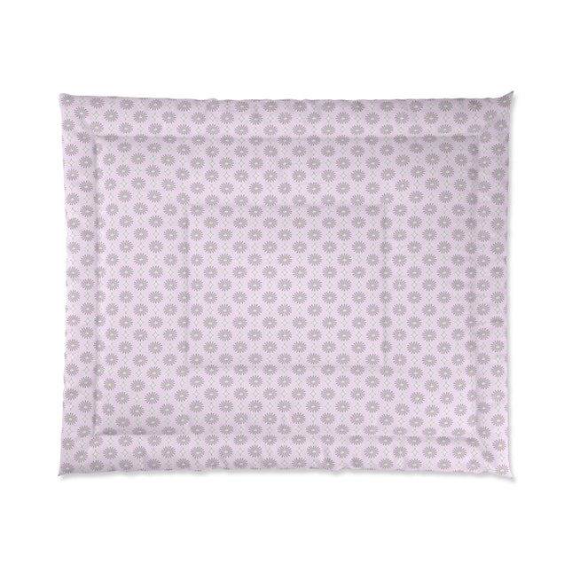 Pink Mornings Star-crossed Bodies Comforter, 104" × 88"