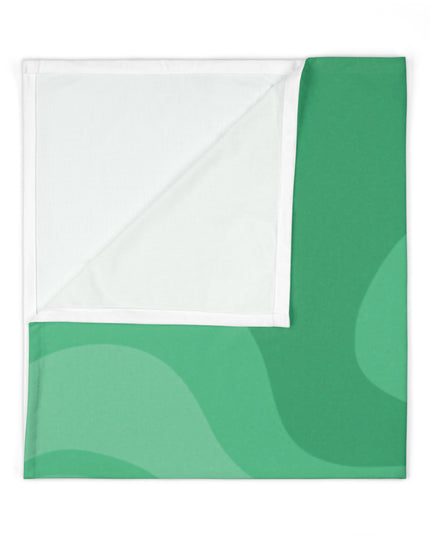 Mint Green Wavey Baby Swaddle 30″×40″ Blanket