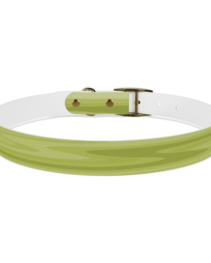 Lemon Wavey Extra Large Dog Collar