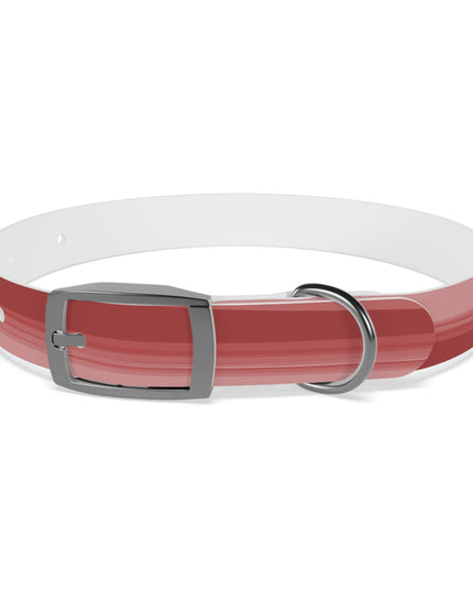 Power Red Wavey Small Dog Collar