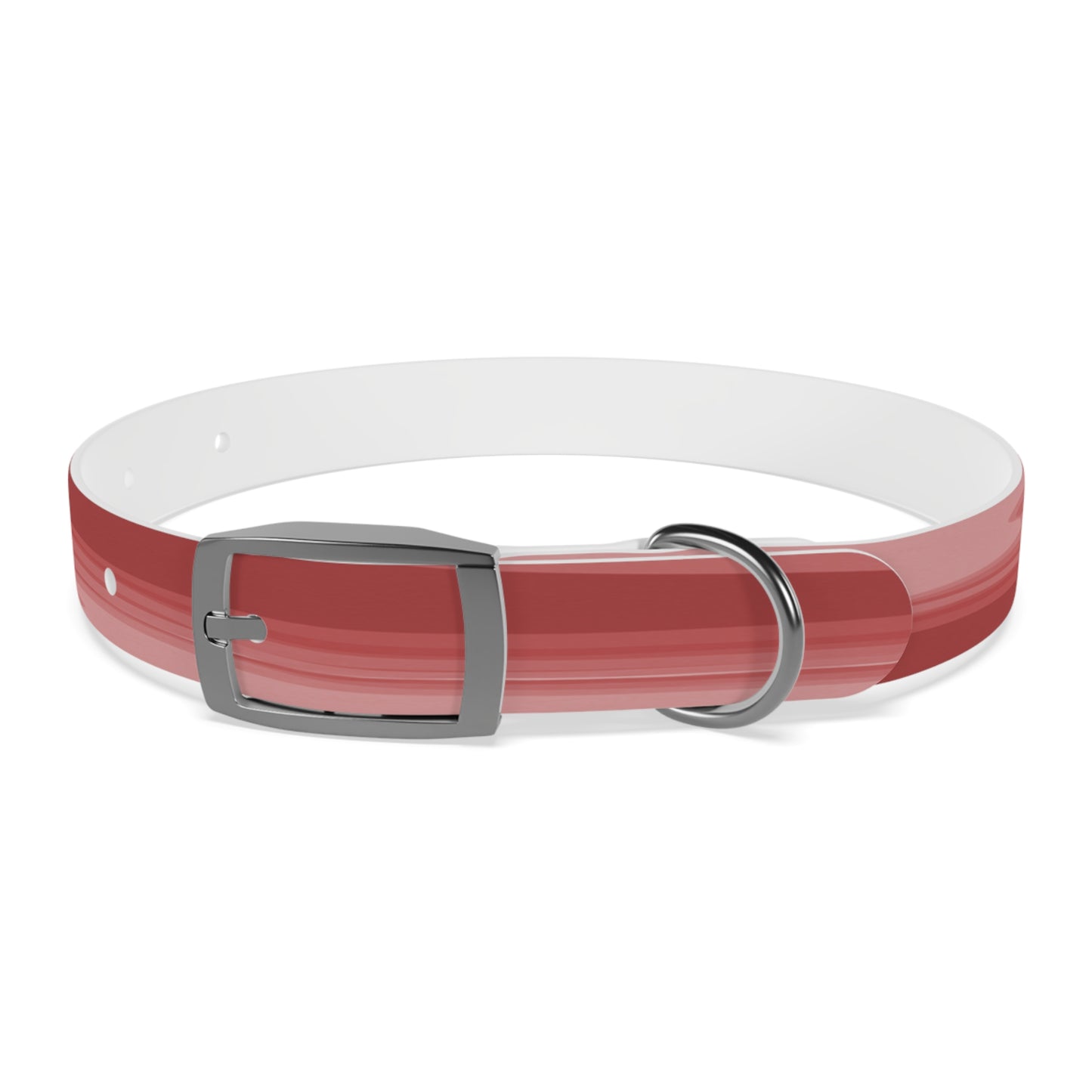Power Red Wavey Small Dog Collar