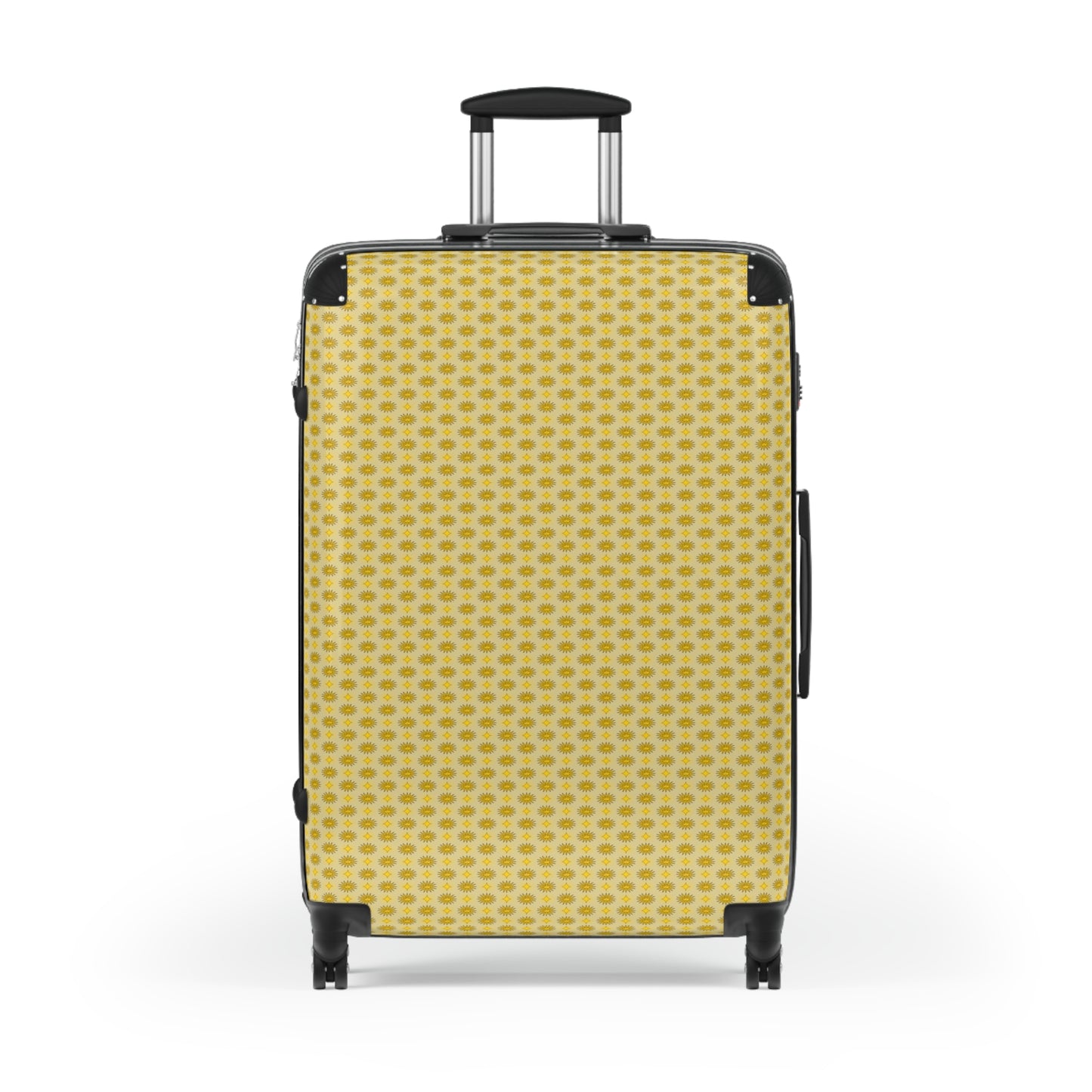 Lemongrass Star-crossed Bodies Large Suitcase with built in lock, 4 double-wheels, telescopic handle, and ABS back hard-shell