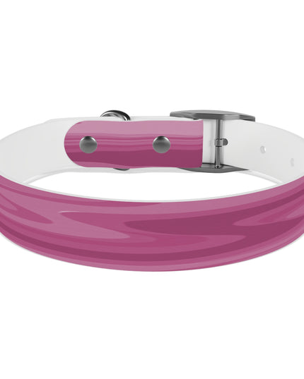 Pinky Mauve Wavey Medium Dog Collar