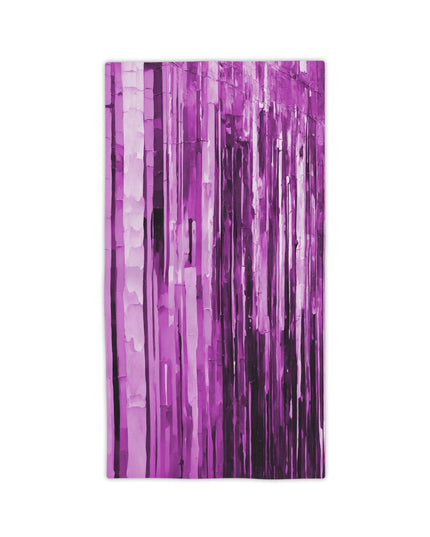 Striped Soft Lavender Pastel Beach Towel, 24" x 44"