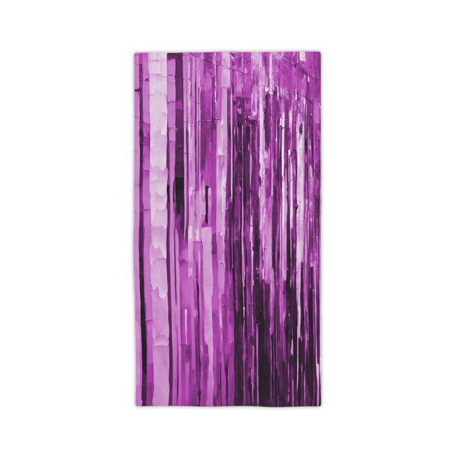 Striped Soft Lavender Pastel Beach Towel, 24" x 44"