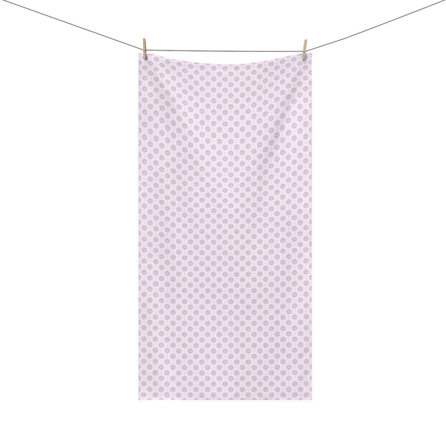 Pink Mornings Star-crossed Bodies Mink-Cotton Towel (50% polyester, 50% cotton),  30" x 60"