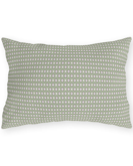 Olive Star-crossed Bodies Outdoor Pillow, 20" x 14"