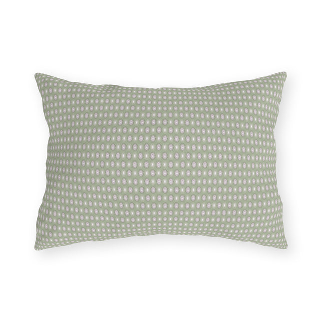 Olive Star-crossed Bodies Outdoor Pillow, 20" x 14"