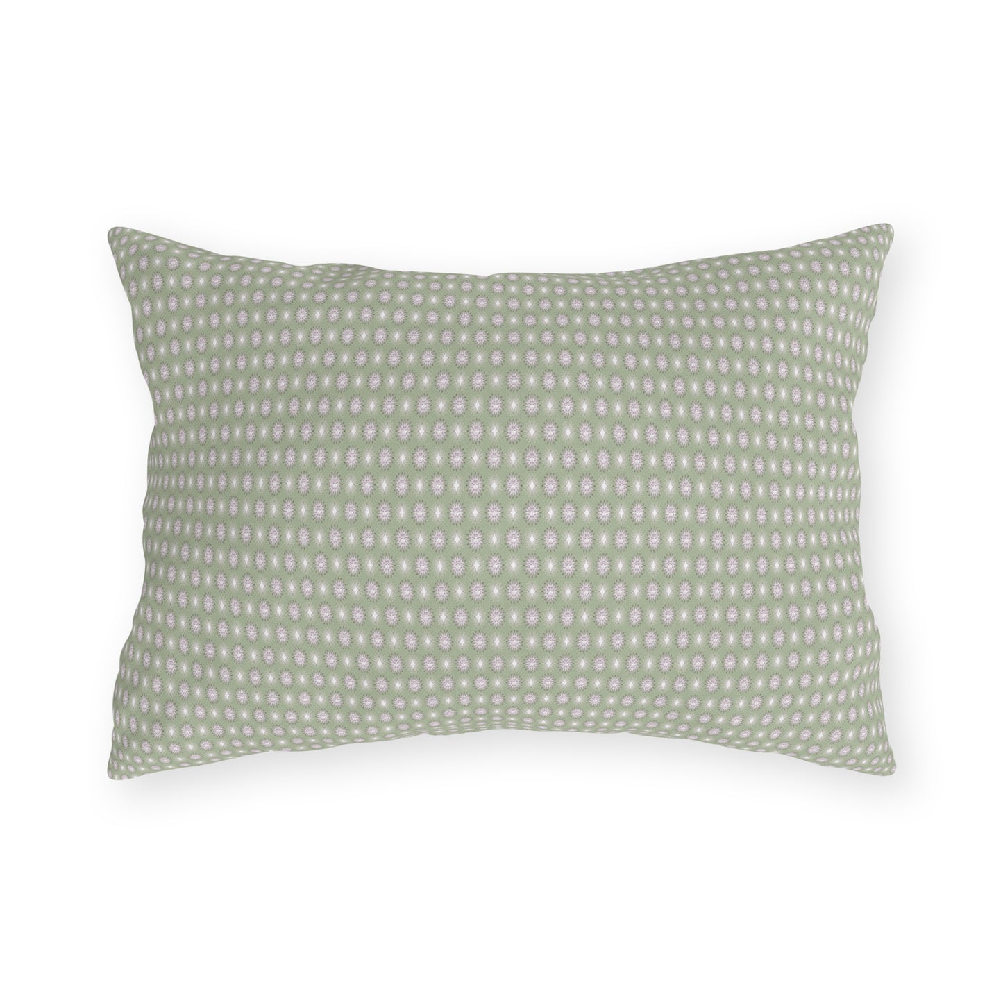 Olive Star-crossed Bodies Outdoor Pillow, 20" x 14"
