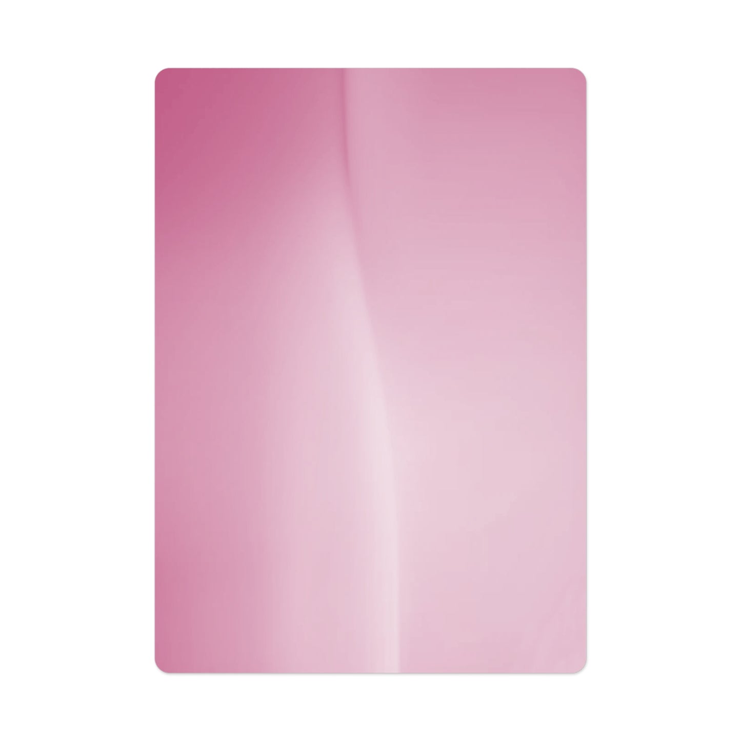 Pink Blush Fade Poker Cards