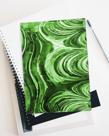 Uzi Spiral Mint Pastel 5" x 7" Journal - 128 Ruled Line pages