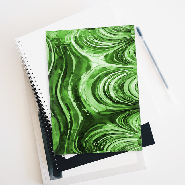 Uzi Spiral Mint Pastel 5" x 7" Journal - 128 Ruled Line pages