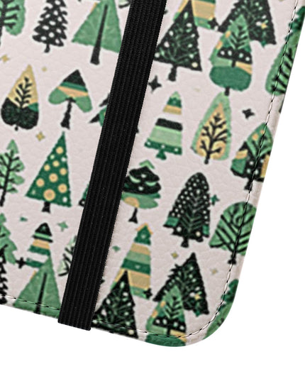 Mini Vintage Green Trees Flip Cases, Samsung Galaxy S25 Plus