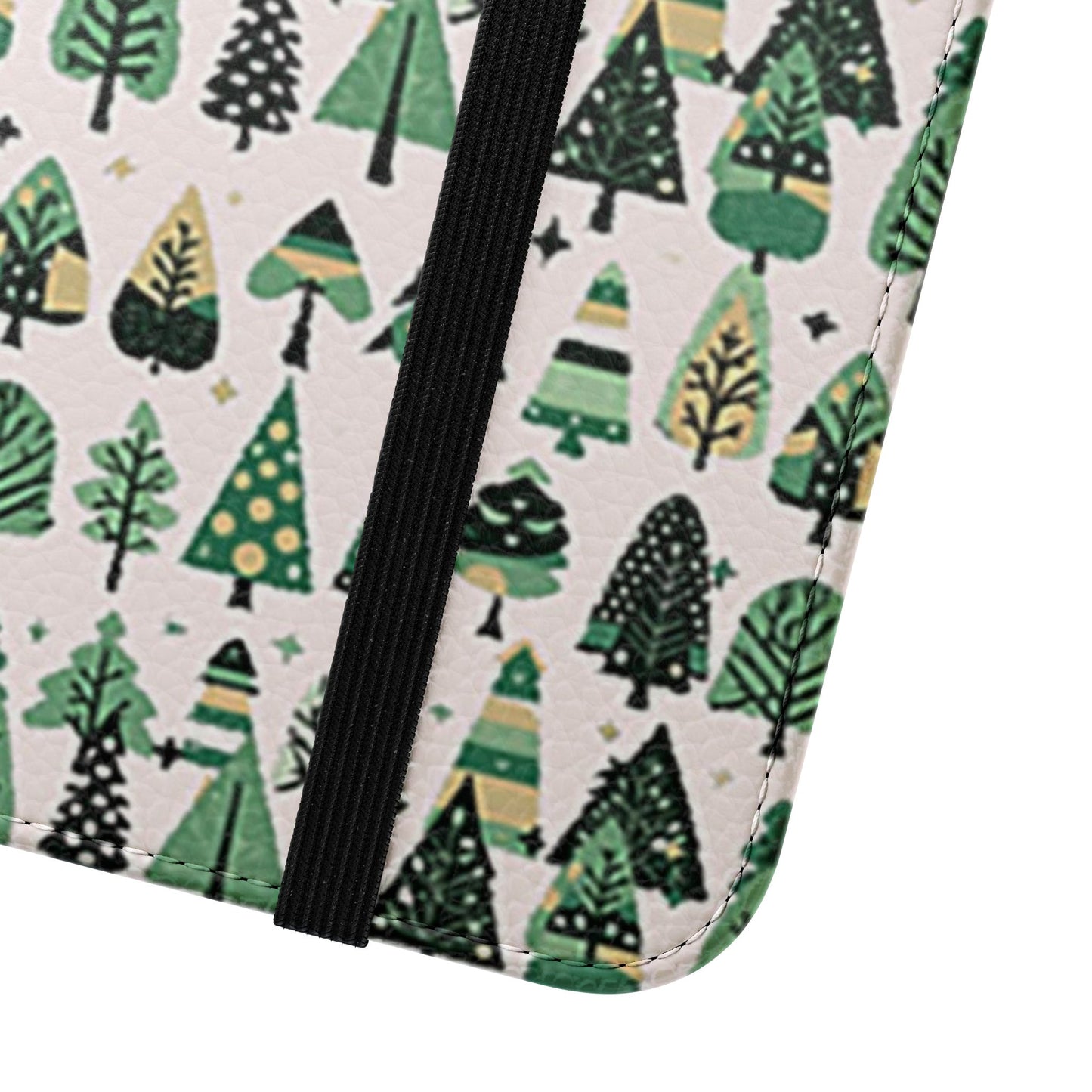 Mini Vintage Green Trees Flip Cases, Samsung Galaxy S25 Plus