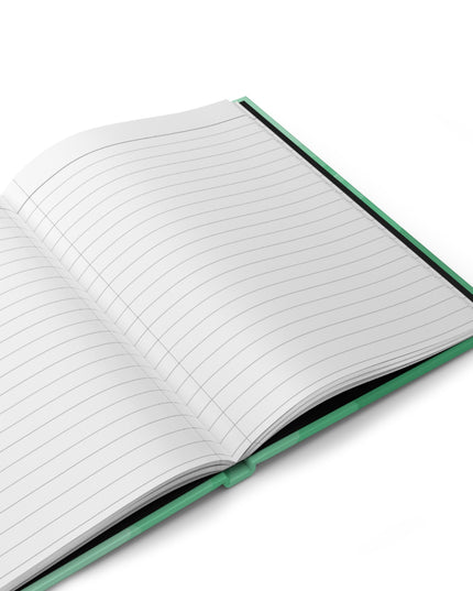 Mint Green Wavey 5.75" x 8" Hardcover Journal Matte with 150 lined pages
