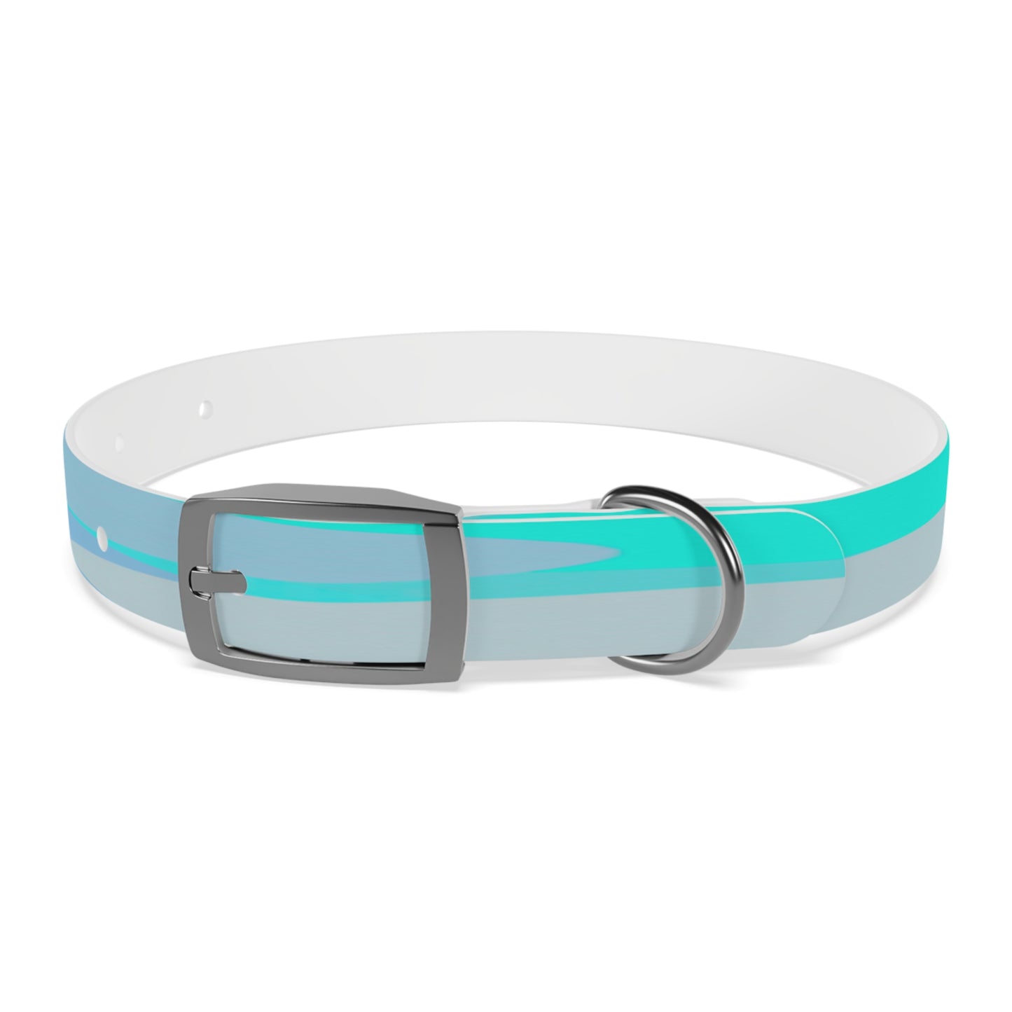 Pastel Tan and Tif Patches Small Dog Collar