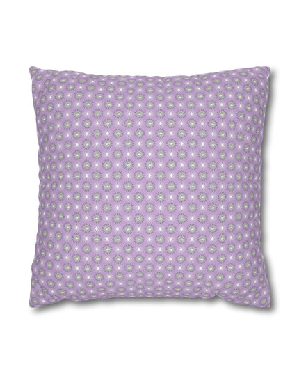Lavender Star-crossed Bodies Spun Polyester Square Pillowcase, 14" x 14"