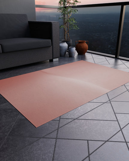 Rose Red Fade Outdoor Rug, 36" x 60"