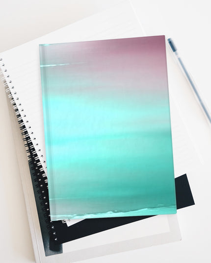 Green Sea Lavender Fog 5" x 7" Journal - 128 Ruled Line pages