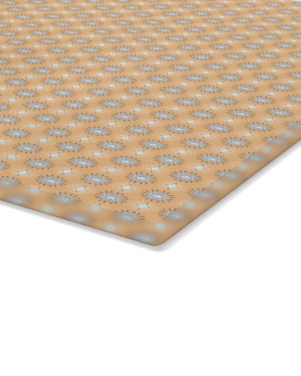 Tan Sunset Star-crossed Bodies Glass Cutting Board, 11" x 15"