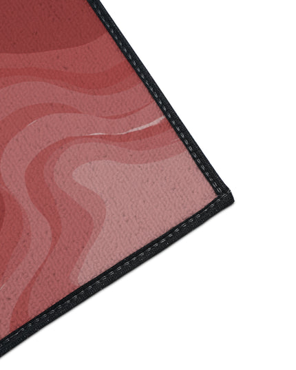 Power Red Wavey 18" x 24" Heavy Duty Floor Mat
