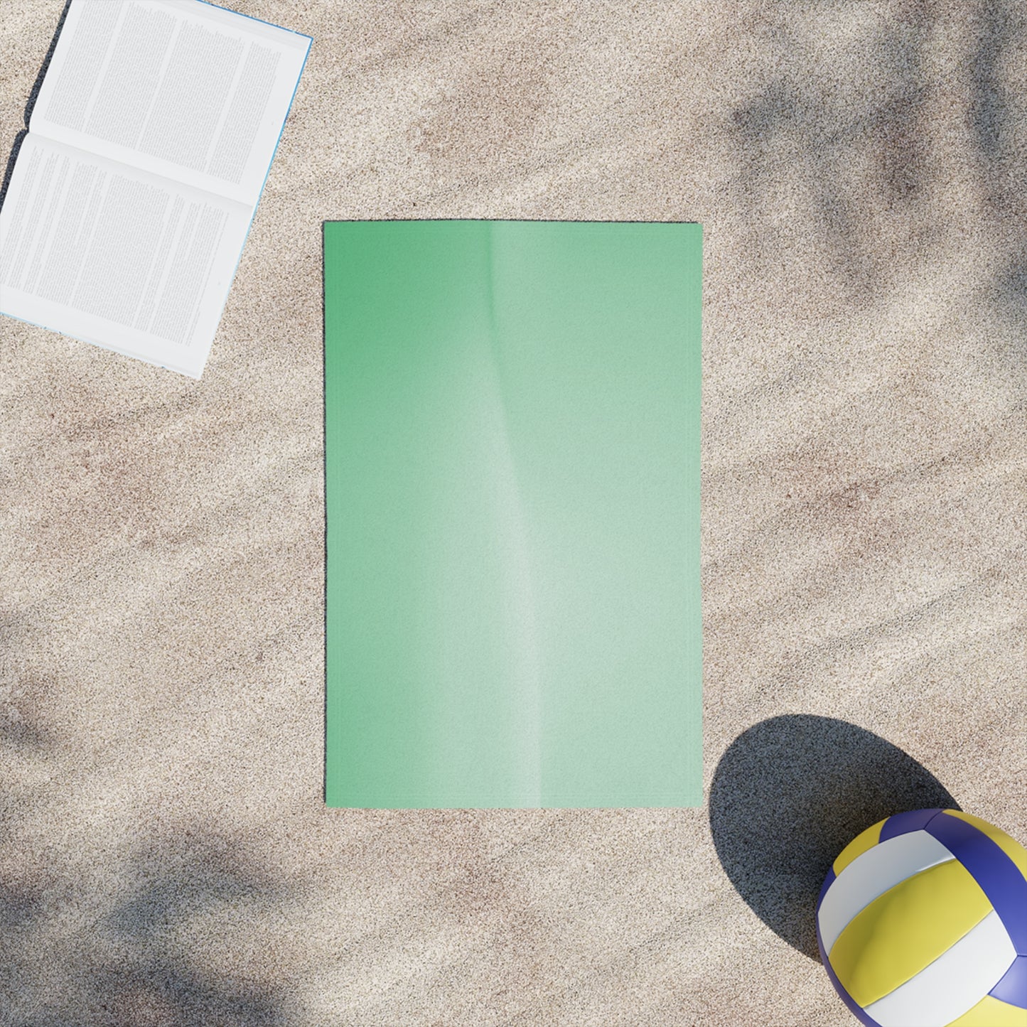 Mint Fade Beach Towel, 18" x 27"