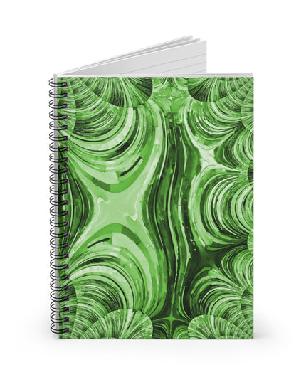 Uzi Spiral Mint Pastel Spiral Notebook - Ruled Line, 6" x 8", 118 pages
