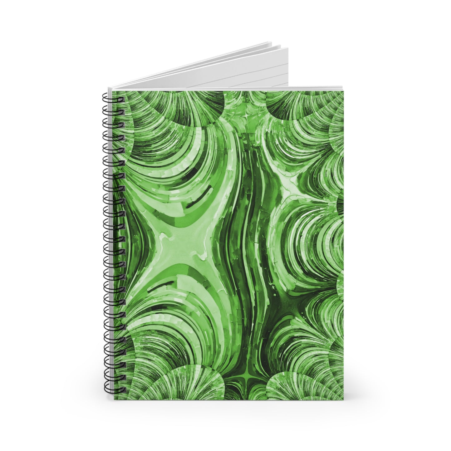 Uzi Spiral Mint Pastel Spiral Notebook - Ruled Line, 6" x 8", 118 pages