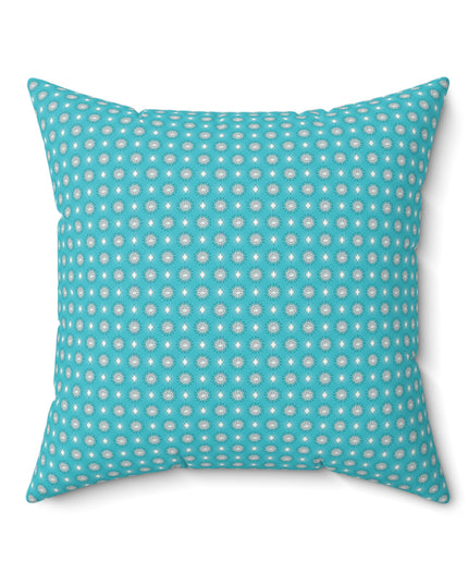 Tif Green Star-crossed Bodies Faux Suede Square Pillow, 20" x 20"